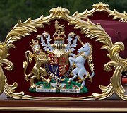 Karalienės &bdquo;Gloriana&ldquo; laivas ruo&scaron;iamas laivų paradui