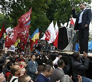 Opozicijos partijos lyderis Vitalijus Kličko