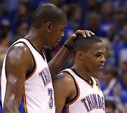 Kevinas Durantas ir Russellas Westbrookas