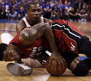 Udonis Haslemas ir Kevinas Durantas