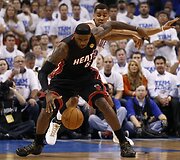 LeBronas Jamesas ir Thabo Sefolosha