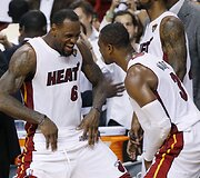 LeBronas Jamesas ir Dwyane'as Wade'as