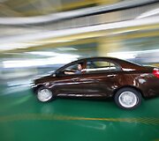 Kinijos automobilių gamykloje