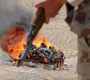 Pakistane naikinamos narkotinės medžiagos