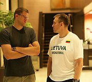 Marijonas Petravičius ir Kęstutis Kemzūra
