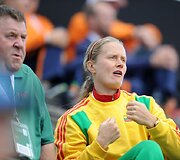 Lengvosios atletikos varžybų akimirka