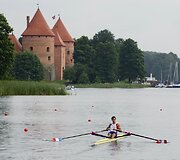 Irklavimo čempionato akimirka