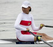 Irklavimo čempionato akimirka
