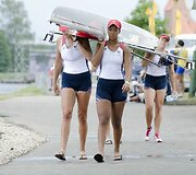 Irklavimo čempionato akimirka