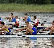 Irklavimo čempionato akimirka