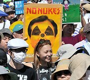 Protestas prie&scaron; branduolinę energetiką