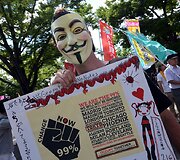 Protestas prie&scaron; branduolinę energetiką