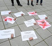 Teatralizuotos akcijos akimirka