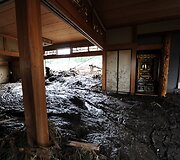 Purvo nuo&scaron;liaužos padariniai Kumamoto prefektūroje