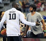 Kobe Bryantas ir Riky Rubio