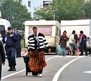 Prancūzijoje i&scaron;keldinami romai