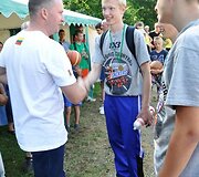 Lietuvos U20 krep&scaron;inio rinktinės trenerio Kazio Maskvyčio sutiktuvės Darbėnuose