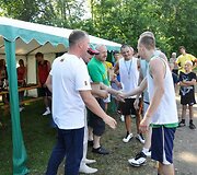 Lietuvos U20 krep&scaron;inio rinktinės trenerio Kazio Maskvyčio sutiktuvės Darbėnuose
