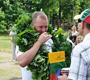Lietuvos U20 krep&scaron;inio rinktinės trenerio Kazio Maskvyčio sutiktuvės Darbėnuose