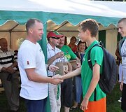 Lietuvos U20 krep&scaron;inio rinktinės trenerio Kazio Maskvyčio sutiktuvės Darbėnuose