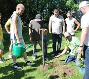 Lietuvos U20 krep&scaron;inio rinktinės trenerio Kazio Maskvyčio sutiktuvės Darbėnuose