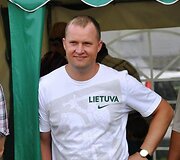 Lietuvos U20 krep&scaron;inio rinktinės trenerio Kazio Maskvyčio sutiktuvės Darbėnuose