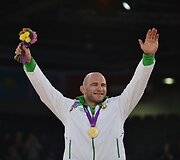 Arturas Taymazovas i&scaron; Uzbekijos i&scaron;kovojo aukso medalį imtynėse (svorio kategorijoje iki 120 kg)