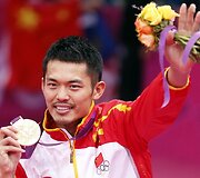 Badmintonininkas Danas Linas i&scaron; Kinijos 