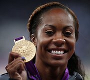 Bėgikė Sanya Richards-Ross i&scaron; JAV