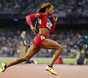 Bėgikė Sanya Richards-Ross i&scaron; JAV