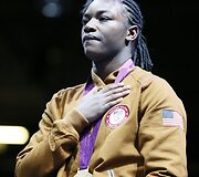 Boksininkė Claressa Shields i&scaron; JAV