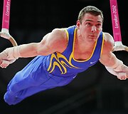 Brazilijos gimnastas Arthuras Nabarrete'as Zanetti
