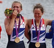 Didžiosios Britanijos irkluotojos Katherine Copeland ir Sophie Hosking