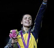 Ukrainos fechtuotoja Yana Shemyakina