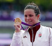 Vengrijos plaukikė Eva Risztov