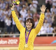 Dviratininkė Anna Meares i&scaron; Australijos
