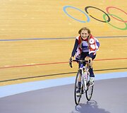 Dviratininkė Laura Trott i&scaron; Didžiosios Britanijos