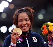 Dziudo kovotoja Kaori Matsumoto i&scaron; Japonijos