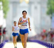 Elena Lashmanova i&scaron; Rusijos laimėjo 20 km greitojo ėjimo rungtį Londono olimpiadoje.
