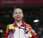 Gimnastė Linlin Deng i&scaron; Kinijos