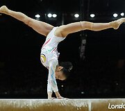 Gimnastė Linlin Deng i&scaron; Kinijos