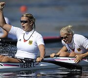 Ikrluotojos Tina Dietze ir Franziska Weber i&scaron; Vokietijos