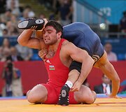 Imtynininkas Sharifas Sharifovas i&scaron; Azerbaidžano laimėjo ausko medalį 84 kg svorio kategorijoje