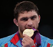 Imtynininkas Sharifas Sharifovas i&scaron; Azerbaidžano laimėjo ausko medalį 84 kg svorio kategorijoje