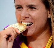 Ispanijos buriuotoja Marina Alabau Neira
