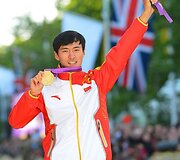 Kinietis Dingas Chenas i&scaron;kovojo aukso medalį 20 km greitjojo ėjimo rungtyje