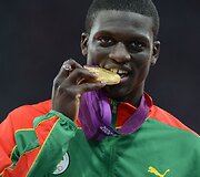 Kirani Jamesas  i&scaron; Grenados i&scaron;kovojo aukso medalį 400 m bėgime