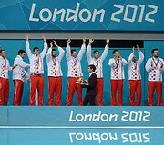 Kroatijos vandensvydininkai i&scaron;kovojo aukso medalius Londono olimpinės žaidynėse