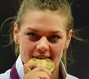 Krotatijos disko metikė Sandra Perkovič