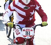 Maris Strombergs i&scaron; Latvijos laimėjo aukso medalį BMX dviračių lenktynėse